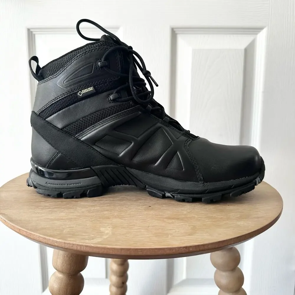 Haix Black Eagle Leather Tactical Safety Combat Boots Goretex NWT Men 8.5 US - Picture 9 of 15